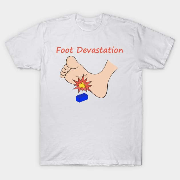 Foot Devastation T-Shirt by Shelthardgames